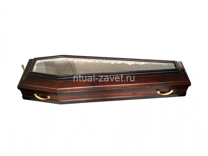 Гроб со стеклянной крышкой ФС-6 covid